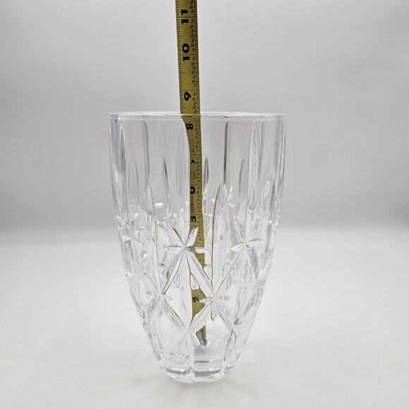 Marquis By Waterford Crystal Glass Flower Vase Table Centerpiece 8.25 in - Picture 10 of 11